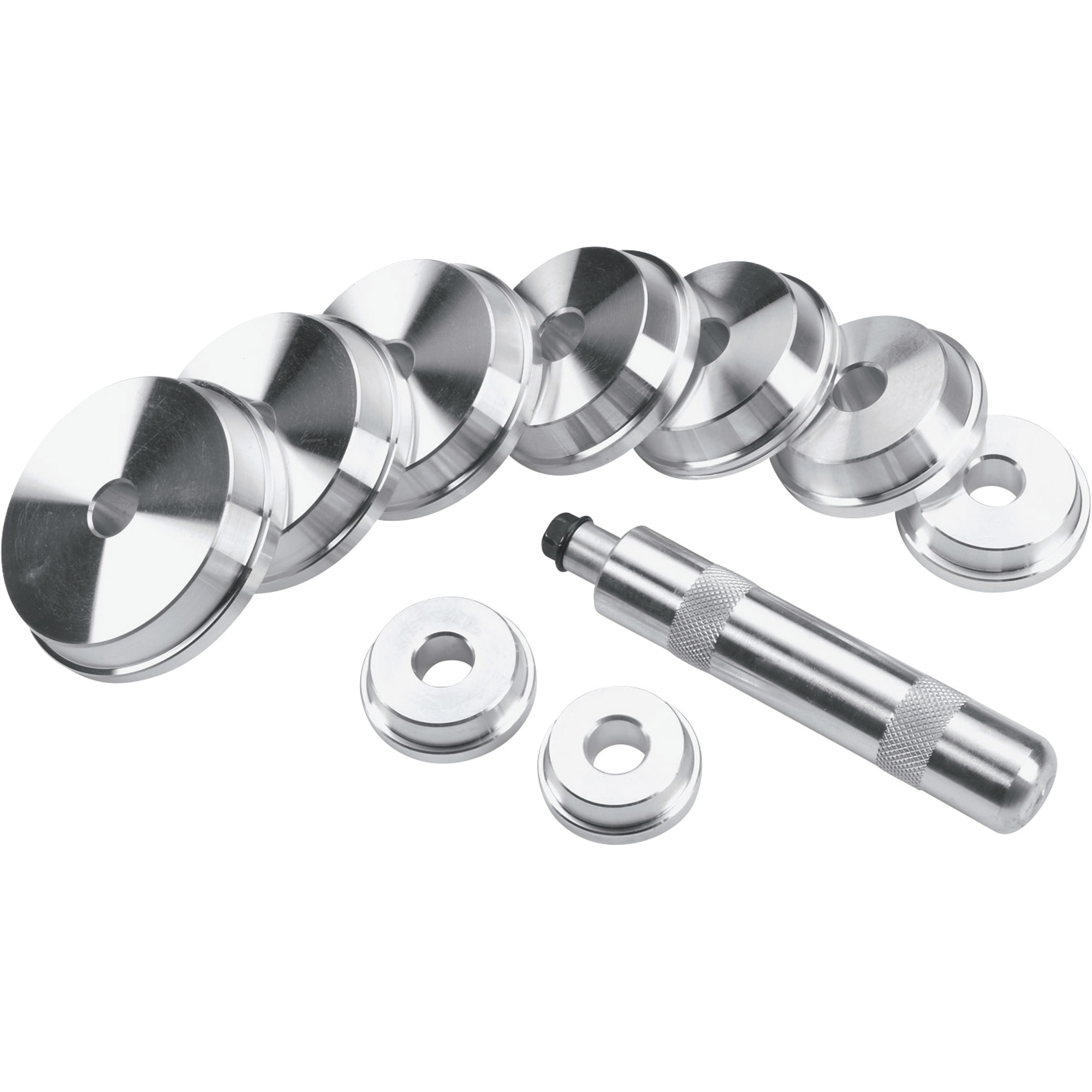 Performance Tool Bearing Race and Seal Drivers 10-Pc. Set, Model# W89715